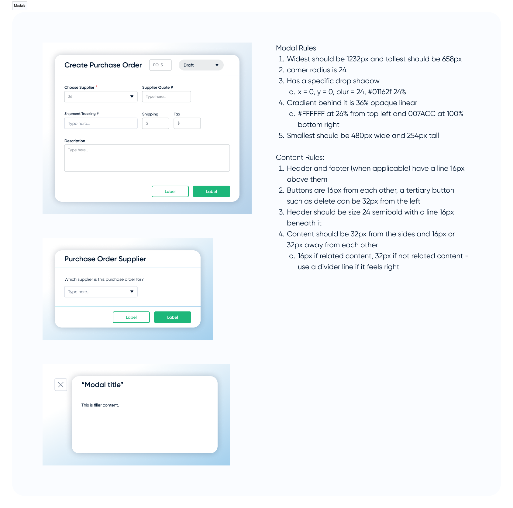Design system documentation and guidelines